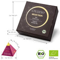 Bio Kräutertee 9er Pyramiden Geschenkset „ORGANIC HERBAL TEA“ – 9 unterschiedliche Sorten - Teekränzchen