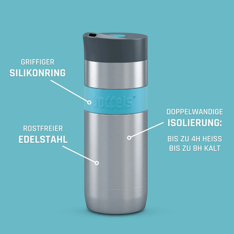 Boddels Thermobecher KOFFJE 370 ml in 4 Farben