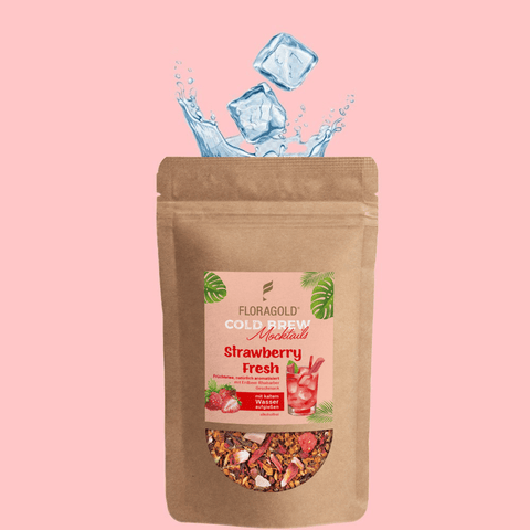 Cold Brew Früchtetee "strawberry fresh" - Teekränzchen