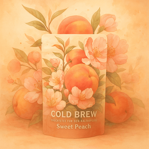 Cold Brew Früchtetee "Sweet Peach" - Teekränzchen