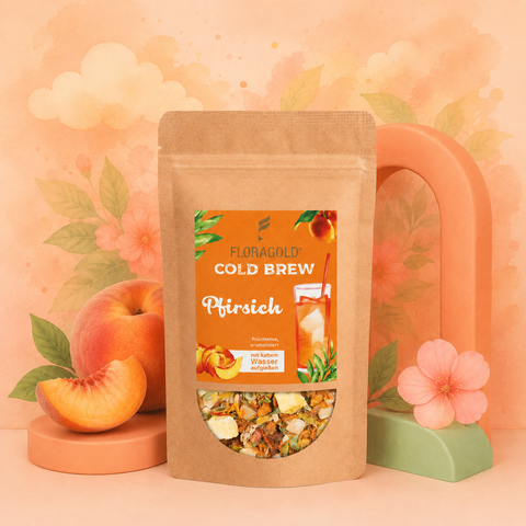 Cold Brew Früchtetee "Pfirsich"