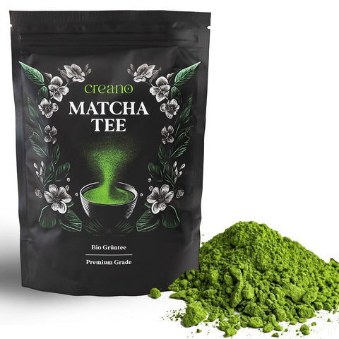 Creano Bio Matcha Tee 100g - Premium Qualität - Teekränzchen