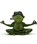 Frosch Philippe macht Yoga