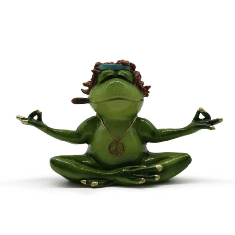 Frosch Philippe macht Yoga