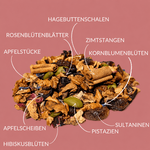 Früchtetee "Pistazien - Apfelstrudel"