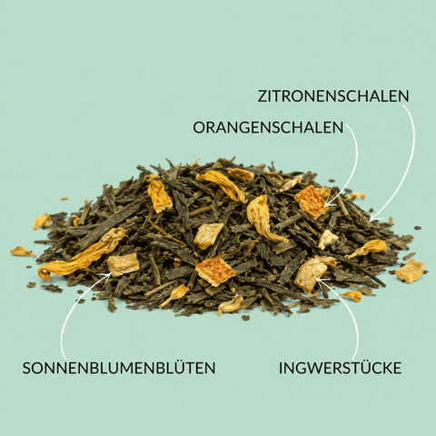 Grüner Tee „Ingwer Zitrone“