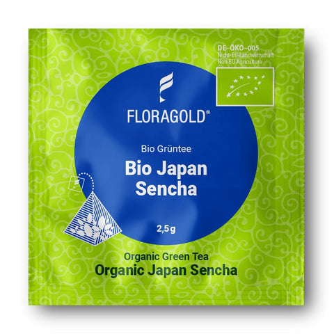 Grüner Tee „Japan Sencha" in Pyramidenbeutel á 2,5g - Teekränzchen