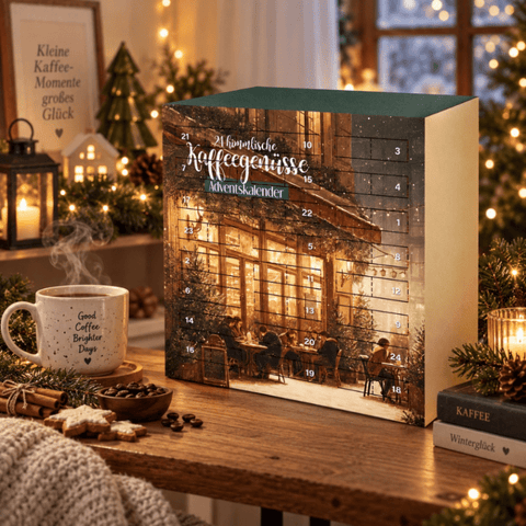 KAFFEE Adventskalender mit Türchen Design 2026/2027