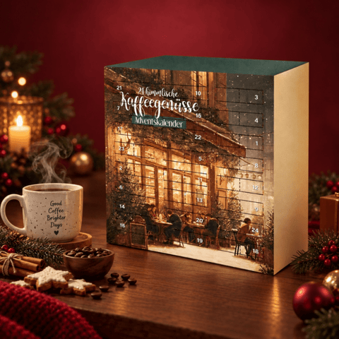 KAFFEE Adventskalender mit Türchen Design 2026/2027