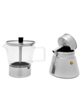 Leopold Vienna Espressokocher Otto 4Ta Glas