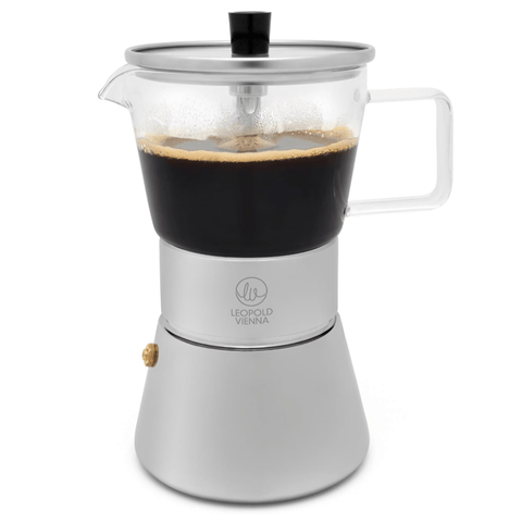 Leopold Vienna Espressokocher Otto 4Ta Glas