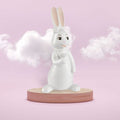 Osterhase Snow White Flower for you - Teekränzchen