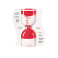 PARADOX SANDUHR TEA TIMER in Rot - Teekränzchen