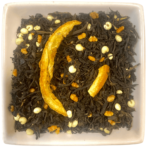 Schwarz Tee Orange Butterreis