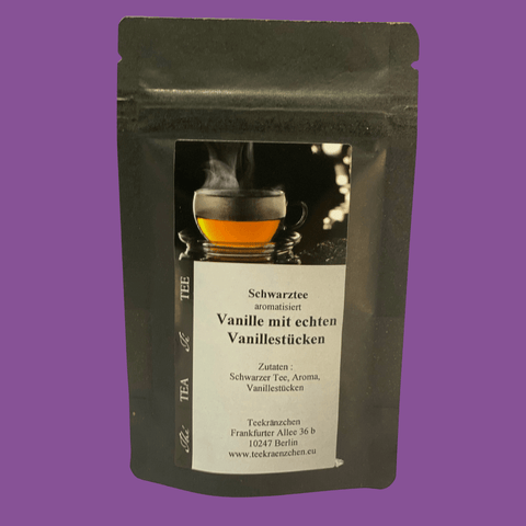 Schwarzer Tee „Vanille mit Vanillestücken“ - Teekränzchen
