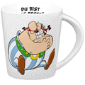 Tasse Du bist das Beste Asterix Obelix Idefix Henkelbecher 0,32 L Porzellan