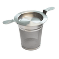 Tea Logic Edelstahlsieb Teefilter mit Doppelhenkel 6cm - Teekränzchen