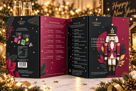 Tee-Adventskalender – 24-Pyramidenbeutel mit 24 Teesorten