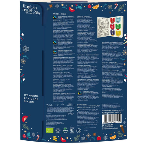 Tee Adventskalender Weihnachtsgeschichte & Feel Good (24 Bio - Tees) - Teekränzchen