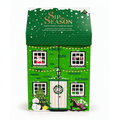Tee-Geschenkset "Winterhaus" BIO - 10 Sorten, 28 Pyramidenbeutel