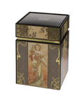 Teedose Alfons Mucha - "Die vier Jahreszeiten" - Teekränzchen