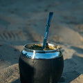 Una Bomba Blac - Yerba Mate - Tee - Strohhalm aus Edelstahl - Teekränzchen