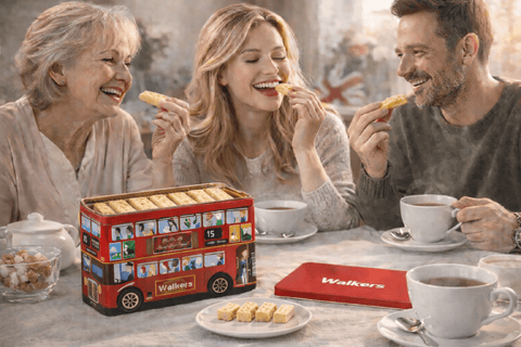 Walkers Shortbread Ltd. – Mini Shortbread Fingers „London Bus“ 250g – Dose - Teekränzchen