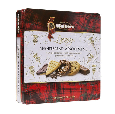 Walkers Shortbread Luxury Assortment 300g in Geschenkdose - Teekränzchen