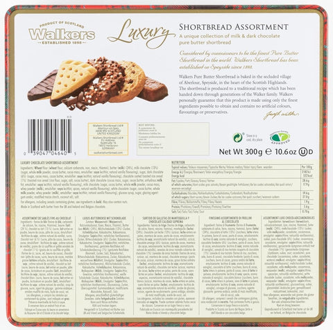 Walkers Shortbread Luxury Assortment 300g in Geschenkdose - Teekränzchen
