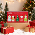 Wintertee Geschenk "Fröhliche Weihnachtsgesellen", BIO, 10 Pyramidenbeutel