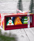 Wintertee Geschenk mit Schleife "Red Santa" Bio 12 Pyramidenbeutel - Teekränzchen