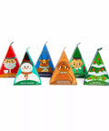Wintertee Geschenk mit Schleife "Red Santa" Bio 12 Pyramidenbeutel - Teekränzchen