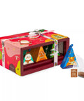 Wintertee Geschenk mit Schleife "Red Santa" Bio 12 Pyramidenbeutel - Teekränzchen