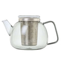 Yuna Teekanne Glas mit Edelstahl - Filter, 1,2 Liter - Teekränzchen