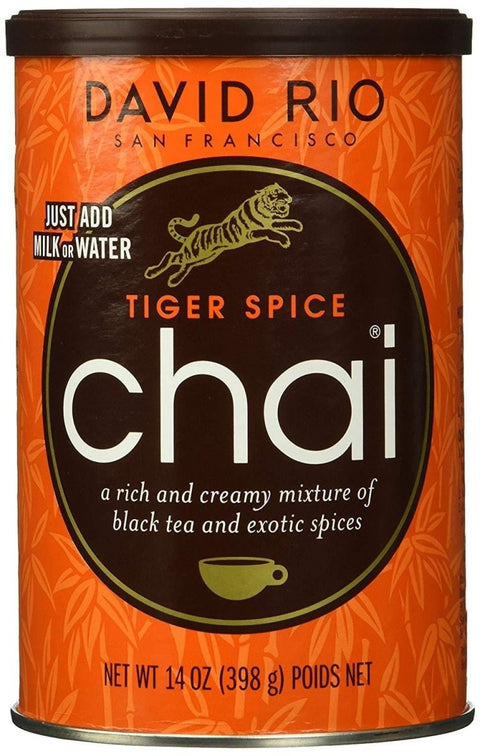 David Rio - Tiger Spice Chai Tee 398g Dose - Teekränzchen