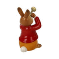 Figur Hase - Eifriger Trompeter - Teekränzchen