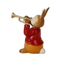Figur Hase - Eifriger Trompeter - Teekränzchen