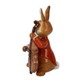 Figur Hase - Fröhlicher Bassist - Teekränzchen