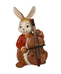 Figur Hase - Fröhlicher Bassist - Teekränzchen