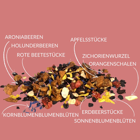 Früchtetee „Aronia Holunderblüte“ - Teekränzchen