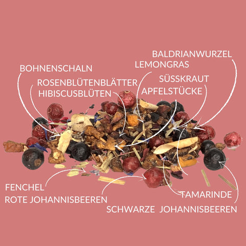 Früchtetee "Hanf-Johannisbeere" - Teekränzchen