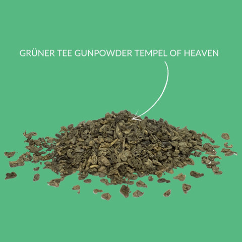 Grüner Tee „Gunpowder Tempel of Heaven" - Teekränzchen