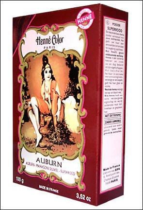 Henna Original Haarfarbe Mahagoni Dunkel Auburn Hennapulver - Teekränzchen