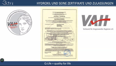 HYDROXIL Alkoholfreies Desinfektionsmittel 1 Liter (Der Alleskönner) - Teekränzchen