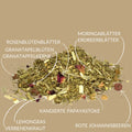 Kräutertee „Granatapfel Johannisbeere Moringa“ - Teekränzchen
