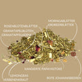Kräutertee „Granatapfel Johannisbeere Moringa“ - Teekränzchen