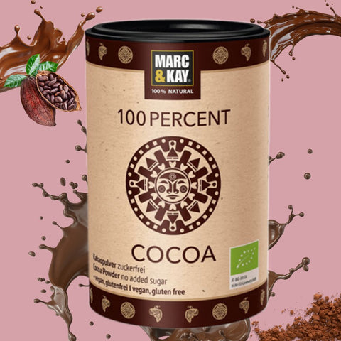 Marc & Kay Bio 100 Percent Kakaopulver, 175g Dose - Teekränzchen