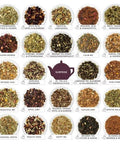 Premium Tee Adventskalender Teebuch mit Schleife - Teekränzchen