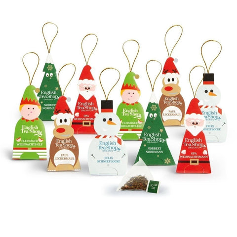 Premium Winter-Tee-Kollektion Geschenkbox "Fröhliche Weihnachtsgesellen" - Teekränzchen