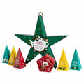 Tee Weihnachtsstern zum Aufhängen "Green Star" - Grün - 6 Pyramidenbeutel - Teekränzchen